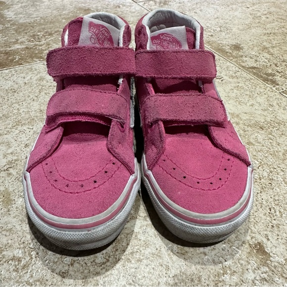 Vans pink girls suede sneakers - Picture 6 of 8